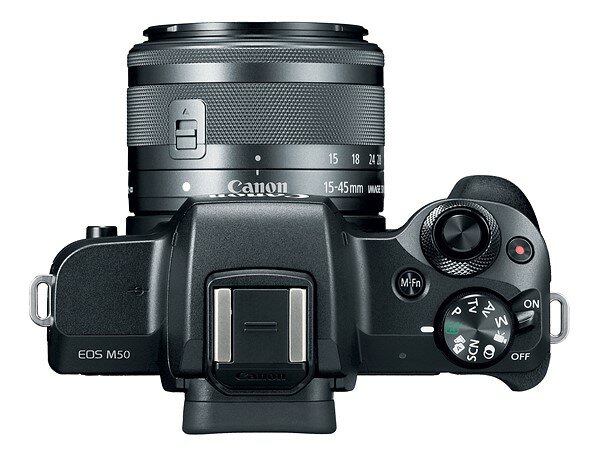 Фото: Canon EOS M50 above